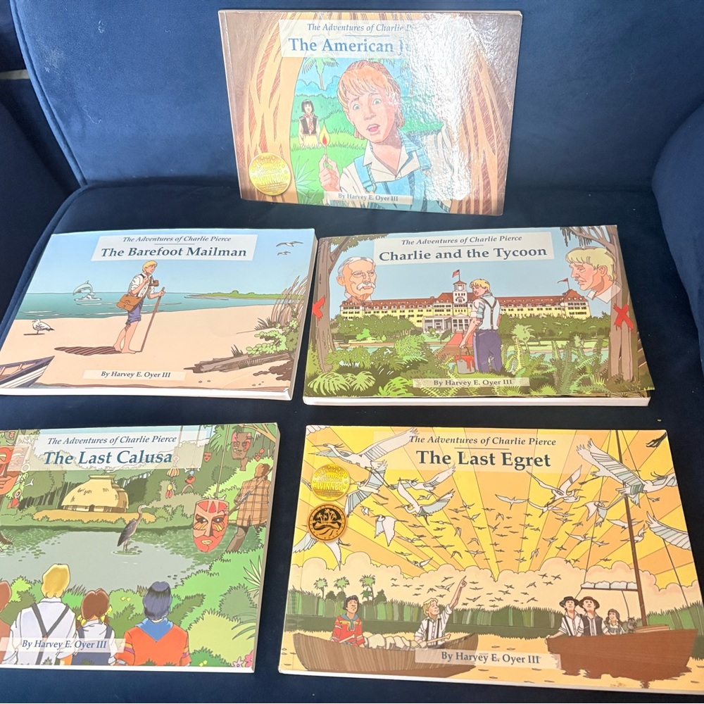 The Adventures of Charlie Pierce 5  Books Set